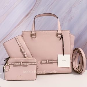 New Kate Spade 3 Piece Jeweled Small Hadlee Set